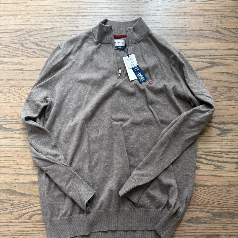 El Ganso Cashmere Quarter Zip